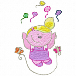 Kids And Toys Embroidery Design 3